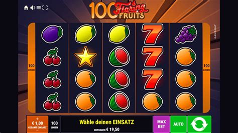 100 Flaring Fruits 1xbet