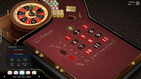 12 Number Roulette Espresso Pokerstars