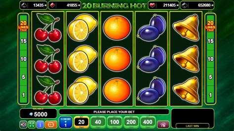 20 Burning Hot Slot Gratis