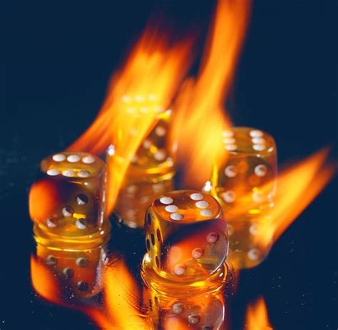 20 Dice Flames Blaze