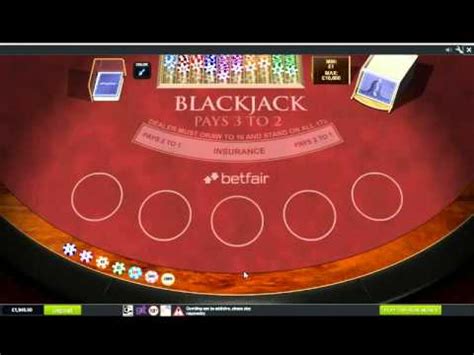 3d Blackjack Betfair