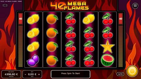 40 Mega Flames Slot - Play Online