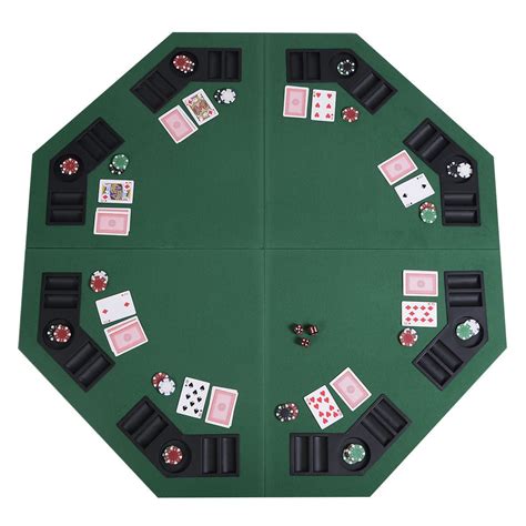 48 Octagon Mesa De Poker W  Dobrar As Pernas