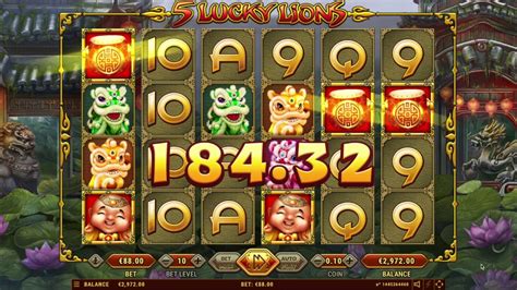 5 Lucky Lions 888 Casino