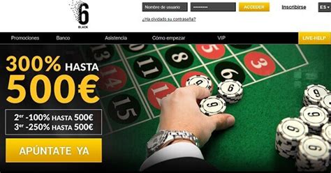 6black Casino Codigo Promocional