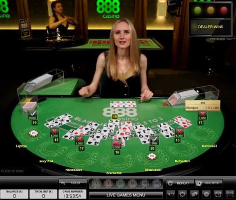 888 Blackjack Ao Vivo