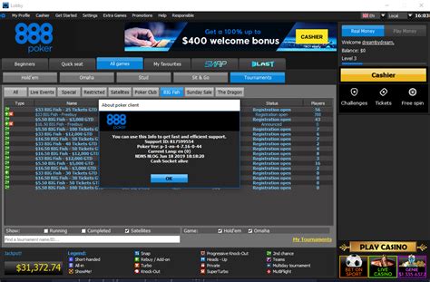 888 Poker Suporte Tecnico