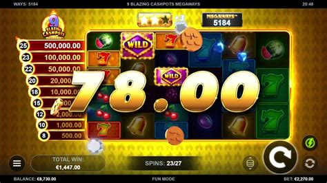 9 Blazing Cashpots Slot Gratis