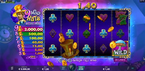 9 Mad Hats Slot Gratis