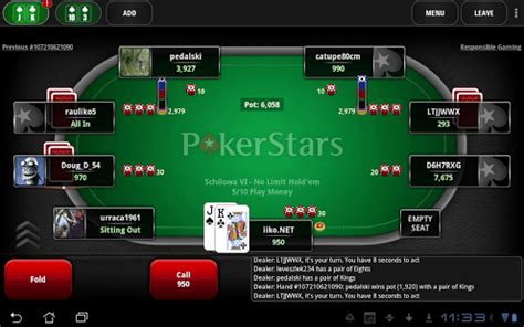 A Pokerstars Op Android