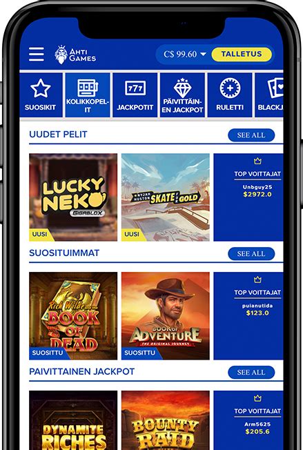 Ahti Games Casino Mobile