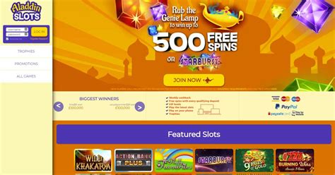 Aladdin Slots Casino Bonus