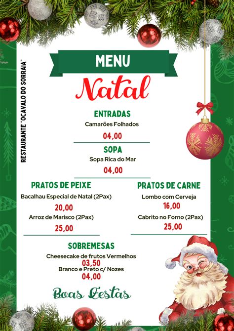 Alea Casino Do Menu De Natal