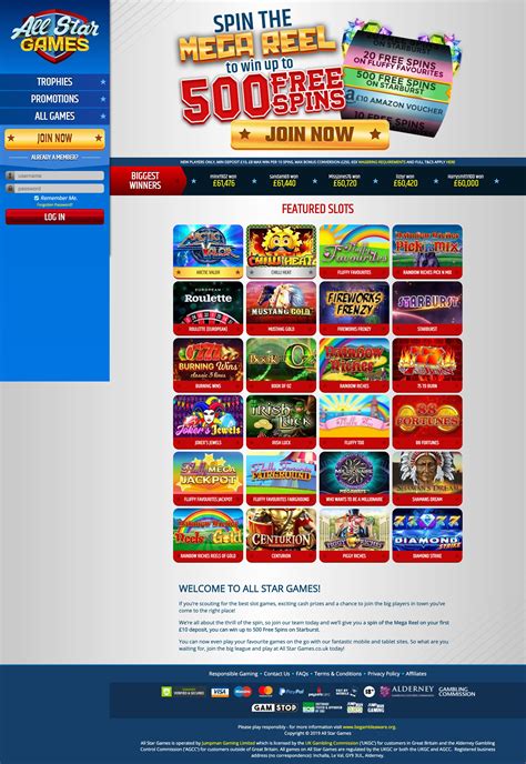 All Star Games Casino Codigo Promocional
