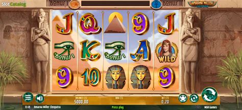 Amarna Miller Cleopatra Slot - Play Online