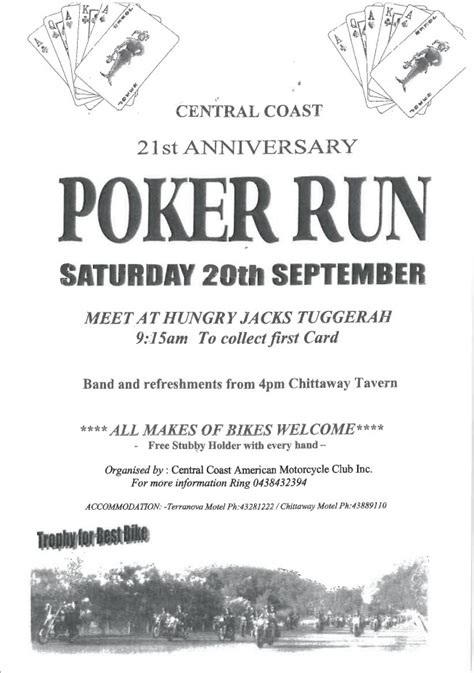 Amc Poker Run Bundaberg