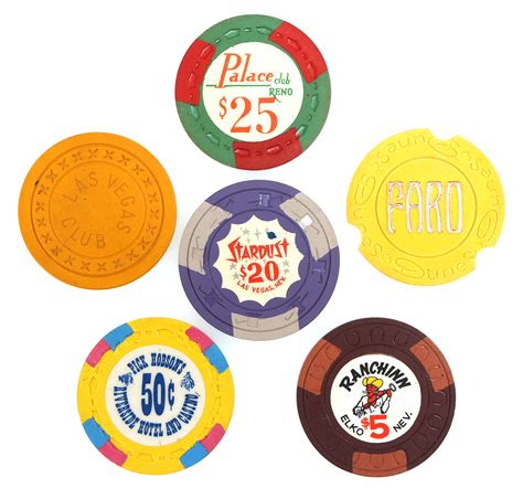 Antigo Casino Poker Chips Para Venda