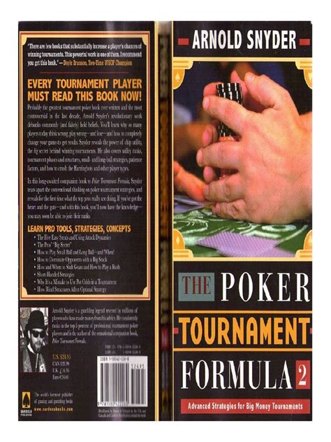 Arnold Snyder Torneio De Poker Formula