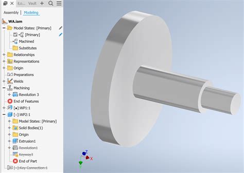 Autodesk Inventor Ranhura Do Eixo