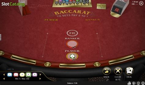 Baccarat Espresso Slot Gratis