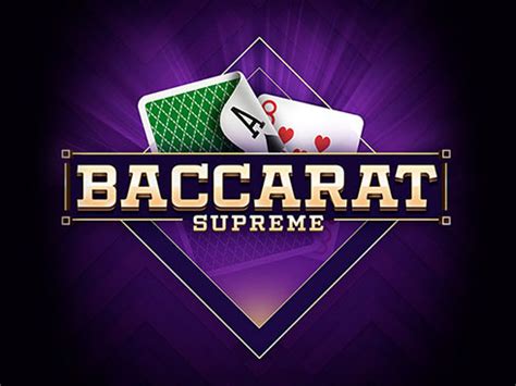 Baccarat Supreme Pokerstars