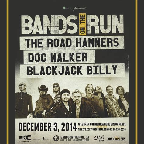 Bandas Na Corrida De Estrada Martelos Doc Walker Blackjack Billy 5 De Dezembro