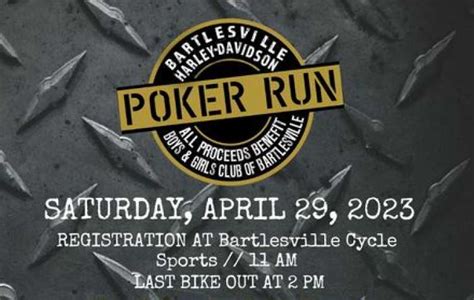 Bartlesville Poker Run