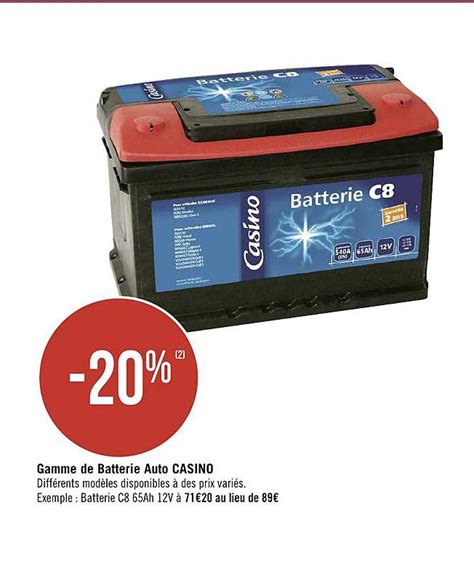 Batterie Auto Casino