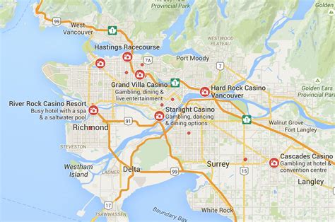 Bc Casinos Mapa