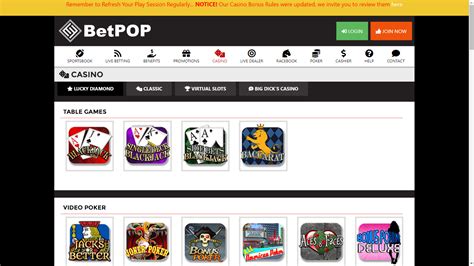 Betpop Casino Download