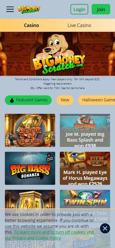 Bigmoneyscratch Casino Login