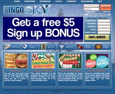 Bingo No Indigo Casino Sky