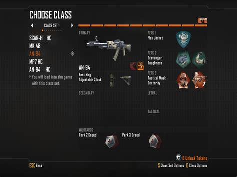 Black Ops 2 Crie Uma Classe 17 Slots