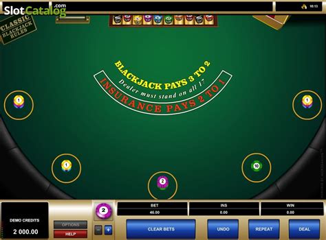 Blackjack Classico Microgaming