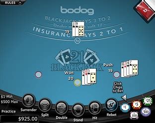 Blackjack Low Bodog