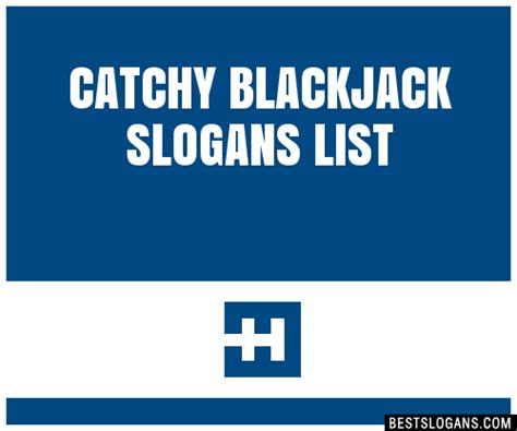 Blackjack Slogans