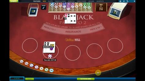 Blackjack William Hill Livre