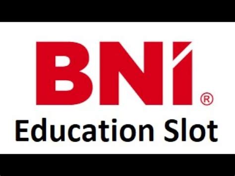 Bni Educacao Slot De Formacao