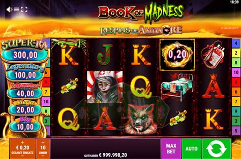 Book Of Madness Respins Of Amun Re Slot - Play Online