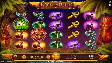 Book Of Oziris Slot Gratis