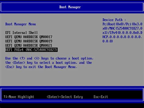 Bootmanage Pxe Slot 0500