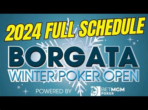 Borgata Winter Poker Open 2024 Blog