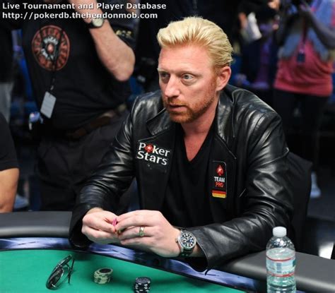 Boris Becker Poker Hendon