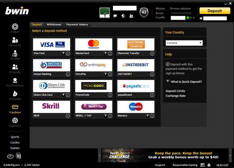 Bwin Mx Players Deposits Have Never Been