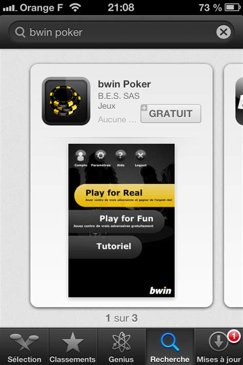 Bwin Poker Por Iphone