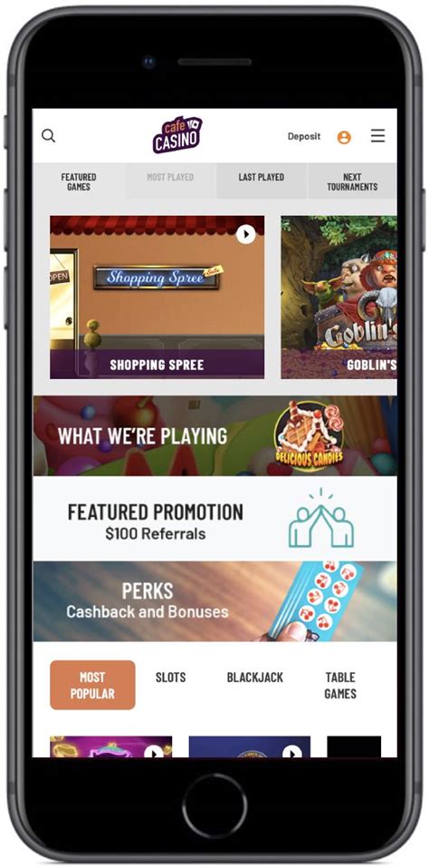 Cafe Casino Mobile