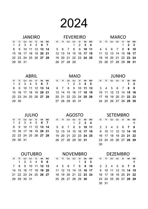 Calendario Em Branco 2024 Com Slots De Tempo