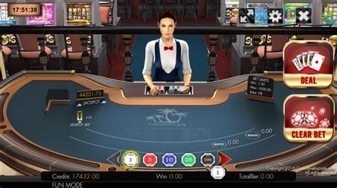 Caribbean Poker 3d Dealer Blaze