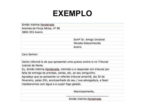 Carta De Exemplo Para O Casino