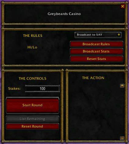 Casino Addon Wow